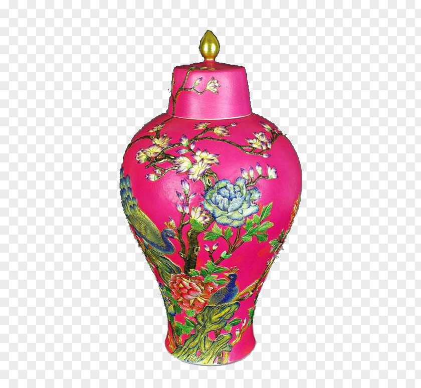 Purple Bottle Jingdezhen Porcelain Ceramic Glaze PNG