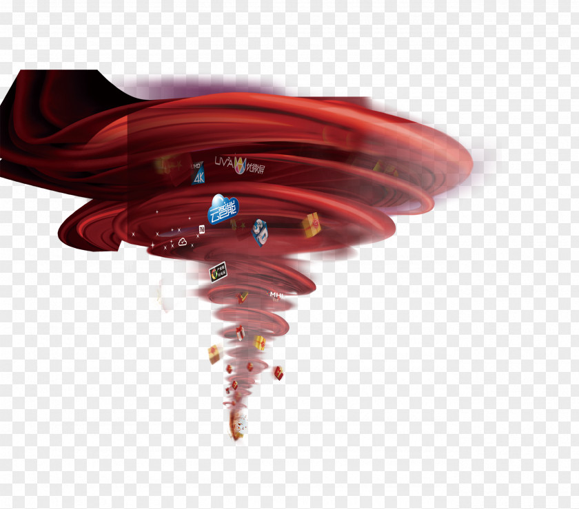 Red Tornado PNG