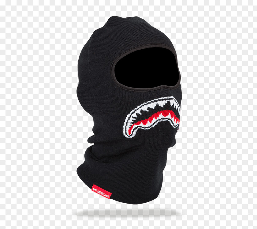 Shark Mouth Balaclava Mask Cap Hat PNG