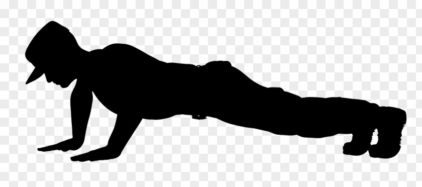 Silhouette Push-up Drawing Soldier PNG