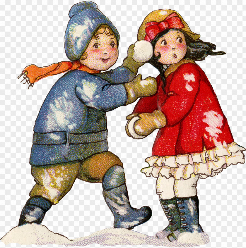 Snowball Fight Illustration Human Behavior Toddler Cartoon Friendship PNG