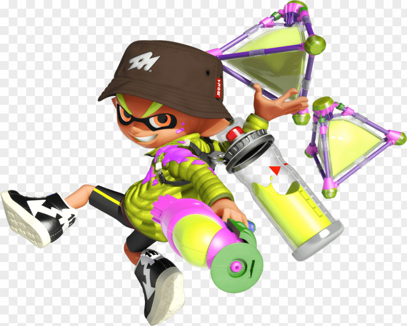 Green Tap Splatoon 2 Nintendo Switch Arms PNG