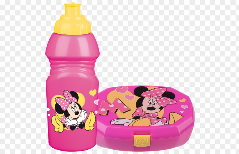 Minnie Mouse Bottle Magenta PNG