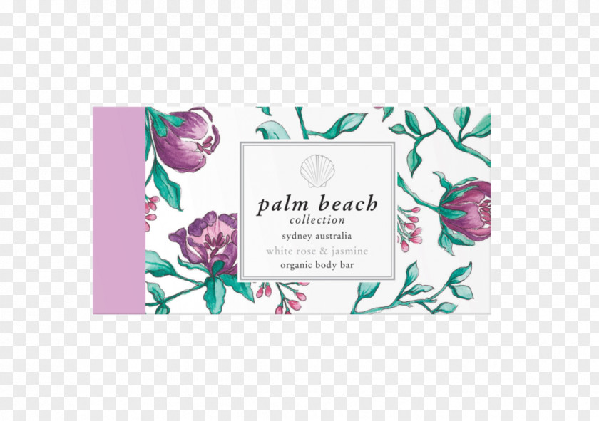 Beach Bar Petal Green Floral Design Greeting & Note Cards PNG