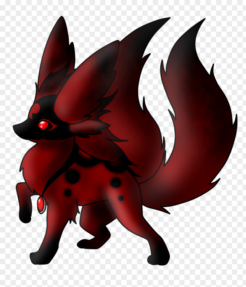 Blood Moon Canidae Dog Demon Clip Art PNG