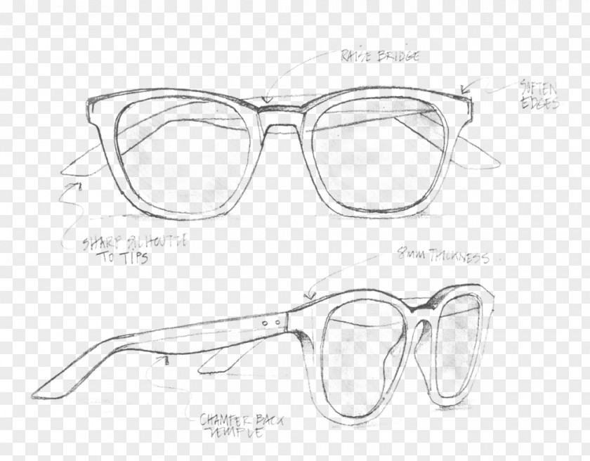 Glasses Sunglasses Drawing Eyewear Sketch PNG