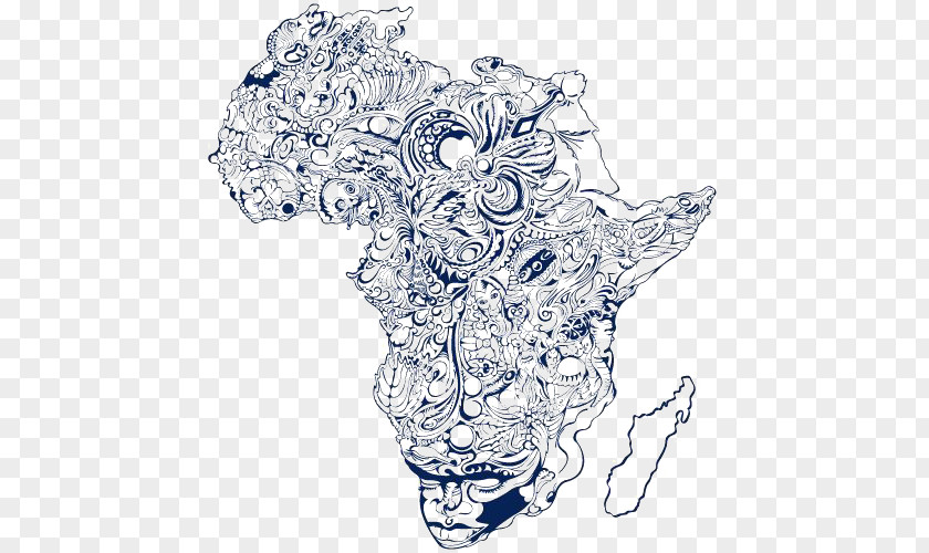 Map Of Africa South Visual Arts Illustration PNG