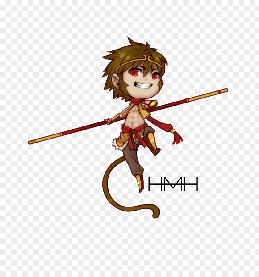 Monkey King Cartoon Character PNG