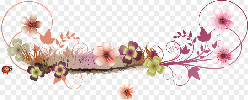Ancient Flower Flat PNG