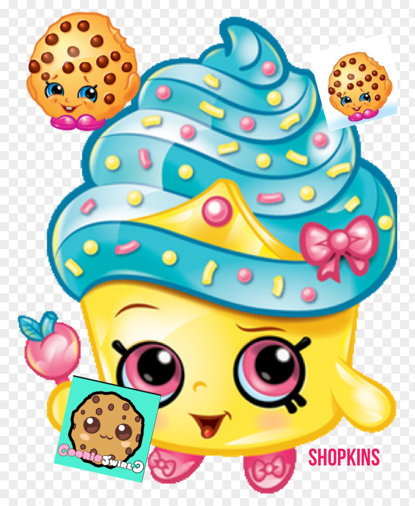 Birthday Shopkins Cupcake PNG