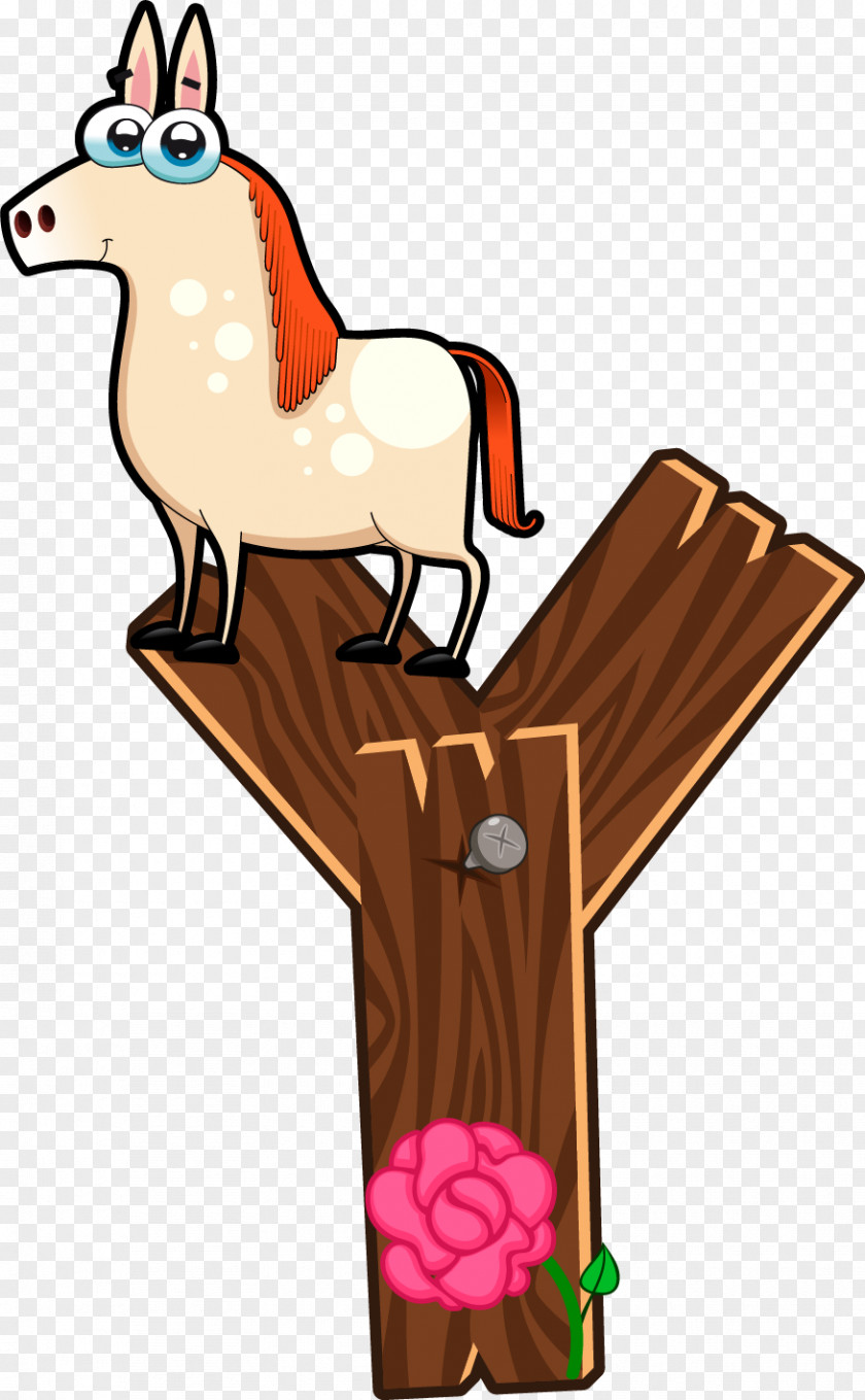 Cartoon Wood Animal Letter PNG wood animal letter clipart PNG