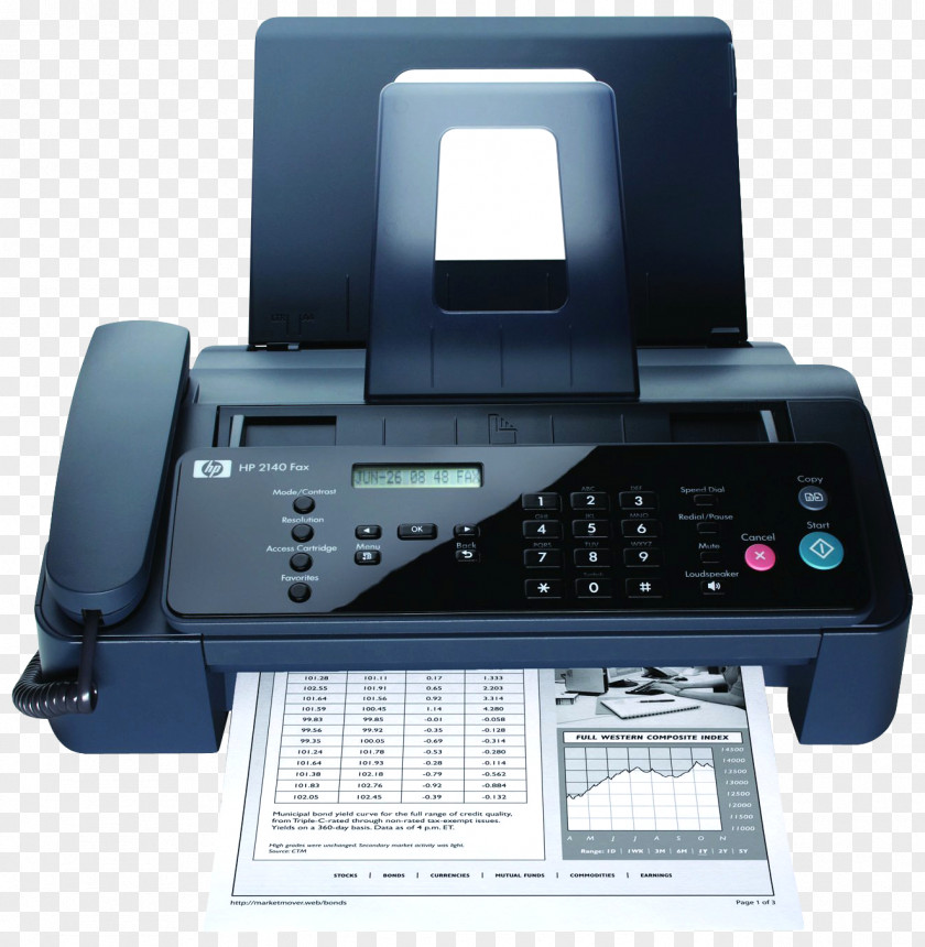 Fax Machine Hewlett Packard Enterprise Paper Photocopier Hewlett-Packard PNG