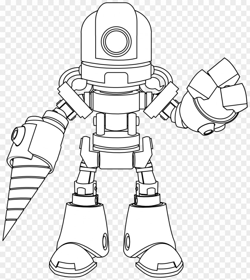 Toy Robot Line Art /m/02csf Product Design Drawing Cartoon PNG