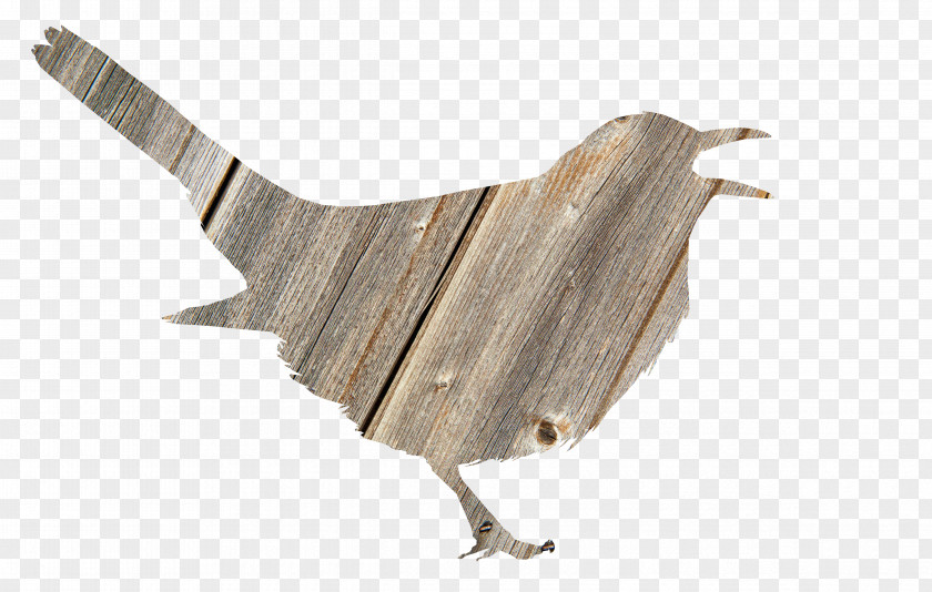 Bird Silhouette Wood Animal PNG