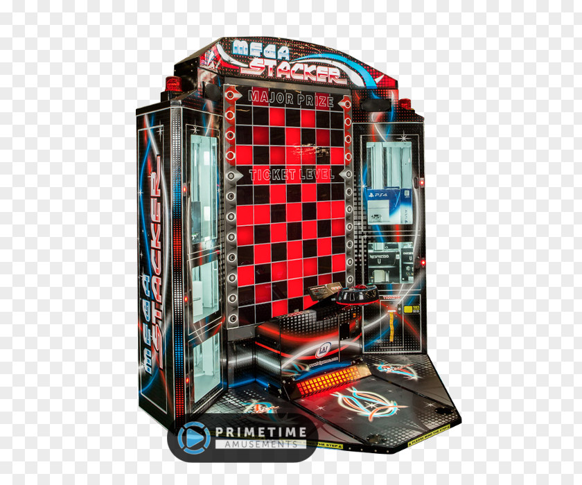 Crane Machine Stacker Dance Revolution Extreme Primetime Amusements Arcade Game Amusement PNG