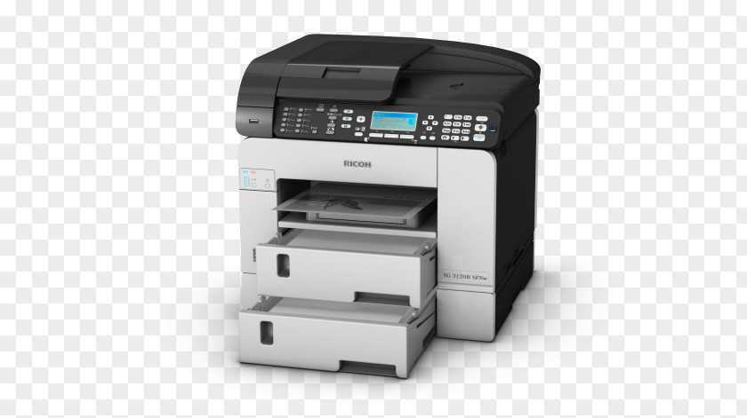 Printer Laser Printing Ricoh Inkjet Multi-function PNG