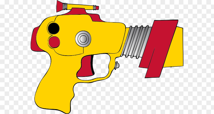 Cartoon Revolver Cliparts Laser Tag Raygun Firearm Clip Art PNG