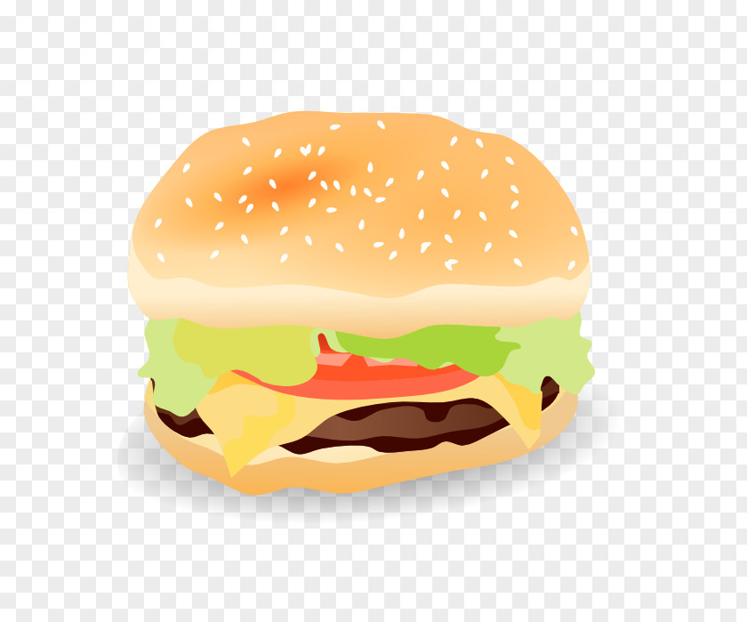 Cheeseburger Art Hamburger Fast Food French Fries Junk PNG