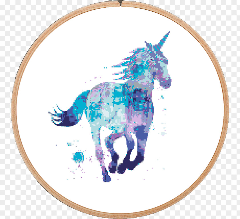 Horse Cross-stitch Embroidery Pattern PNG