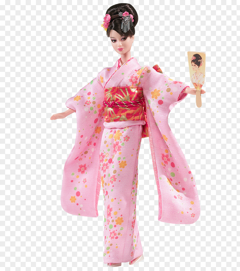 Japan Landmark Happy New Year Barbie Doll Styled By Yuming Maiko PNG
