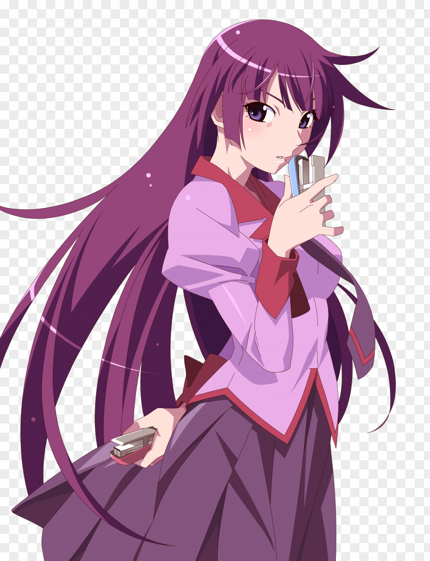 Koyomimonogatari Hitagi Senjougahara Monogatari Series Kodansha Box Owarimonogatari. Volume 1 PNG 1, Anime clipart PNG