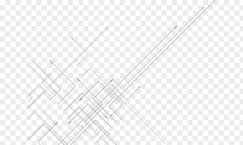 Technology Line Point Angle Black And White Pattern PNG