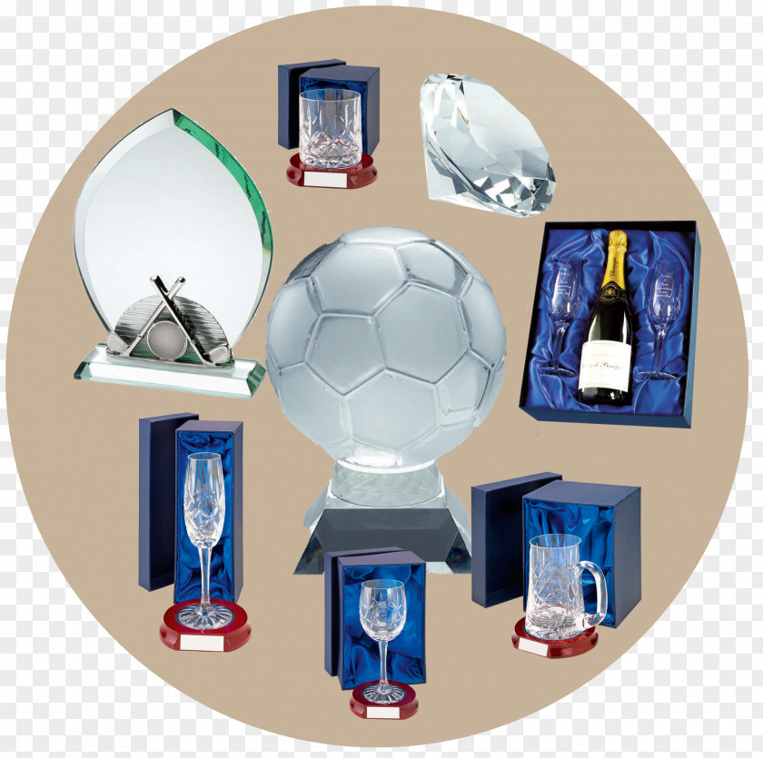 Glass Trophy Award Engraving Gift PNG