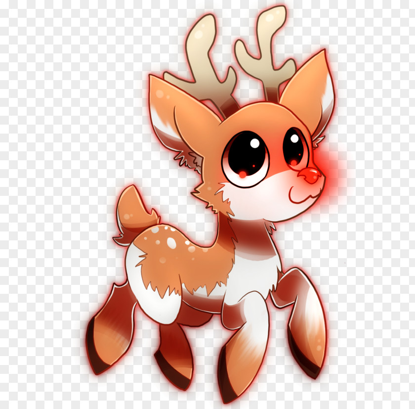 Nose Rudolph Reindeer Santa Claus Christmas PNG