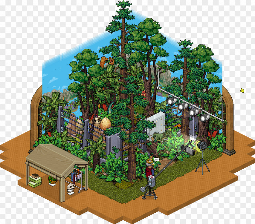 Habbo Modern Jungle Billy Biome World Cup PNG