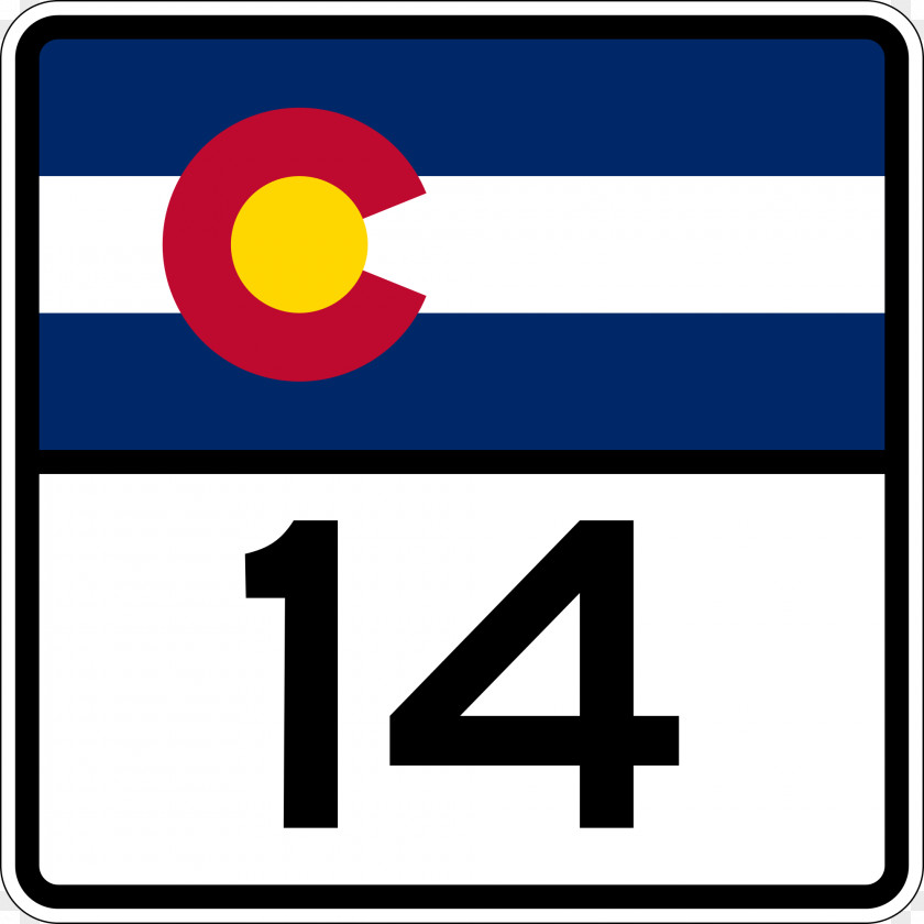 Interstate Colorado 70 10 Highway Shield State PNG