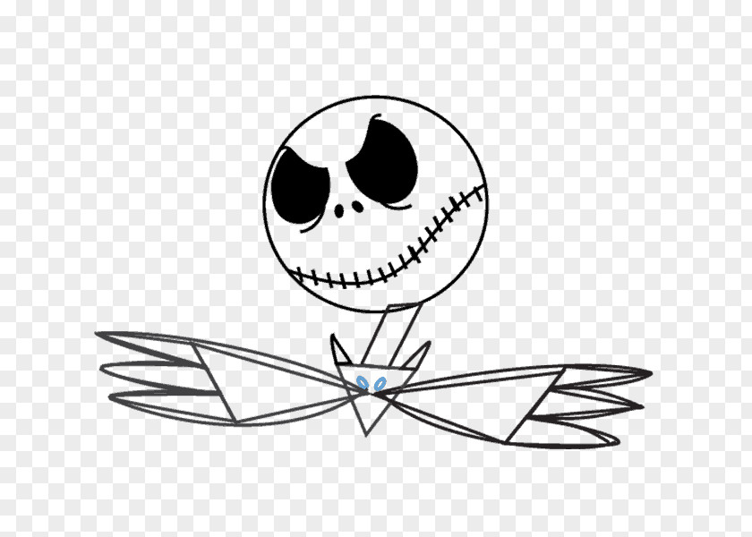 Jack Skellington Drawing Tutorial PNG