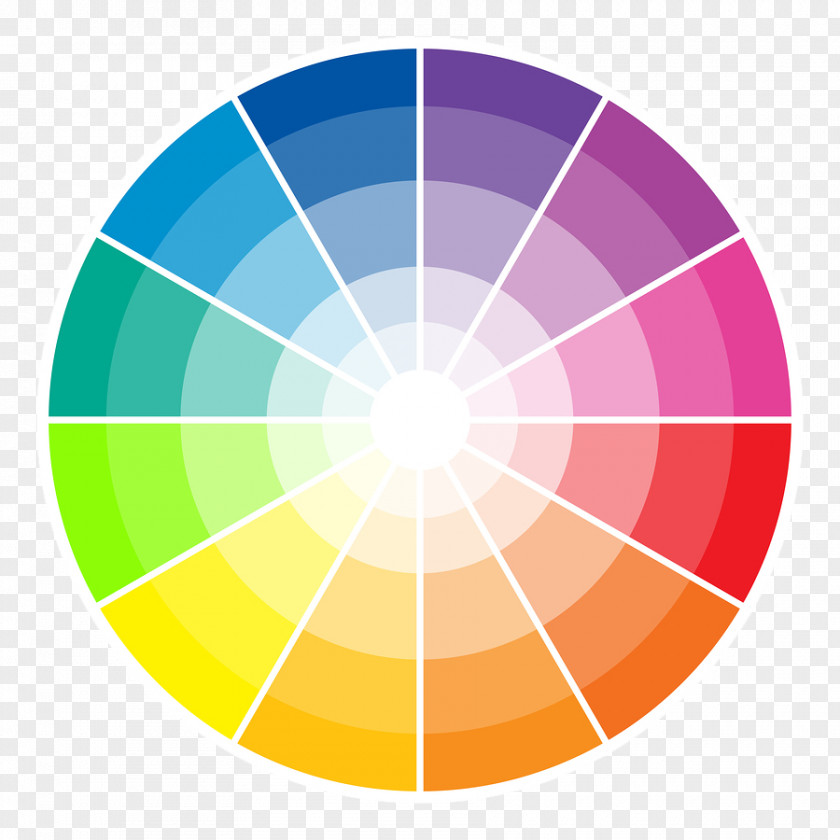 Light Color Wheel Scheme PNG