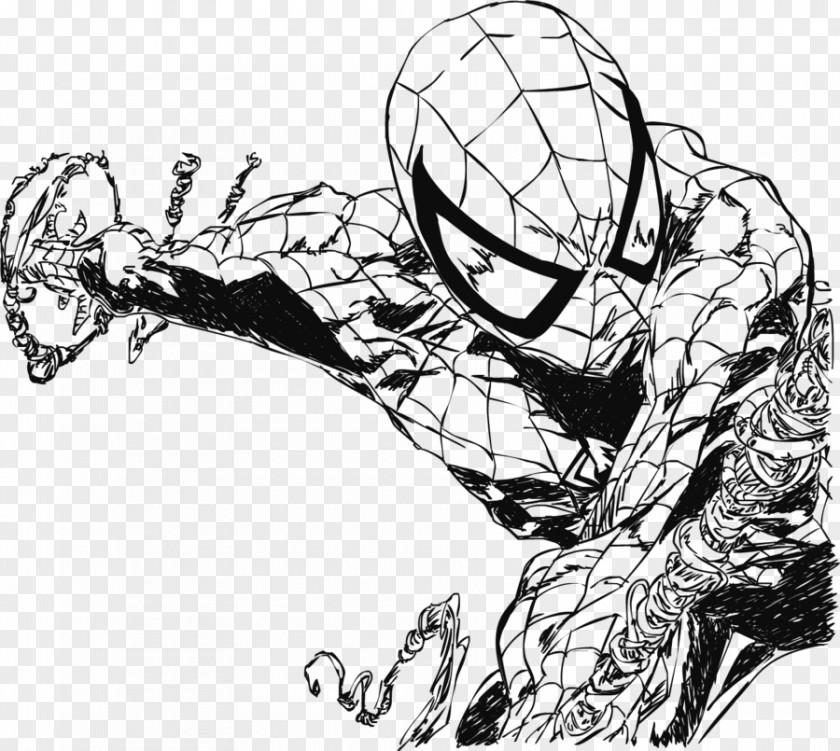 Spider-man Spider-Man Drawing Venom Sketch PNG