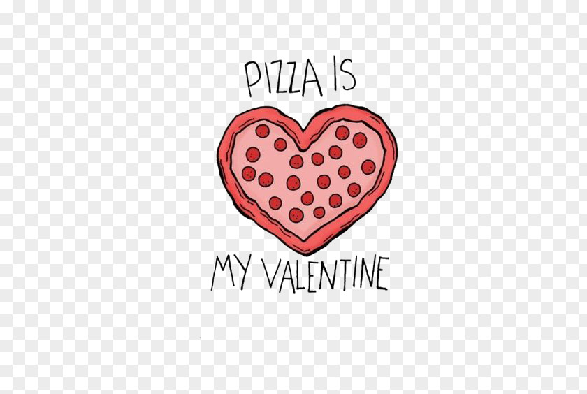 Cartoon Pizza Valentines Day Single Person Singles Awareness February 14 Gift PNG