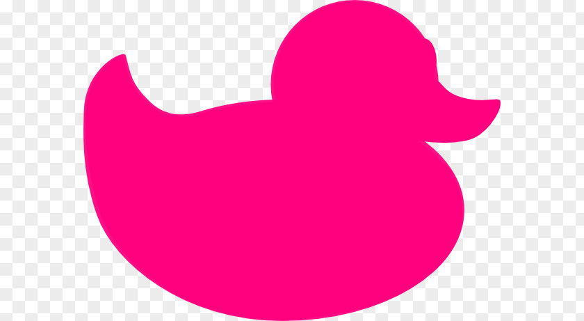 Cartoon Rubber Duck Pink Clip Art PNG