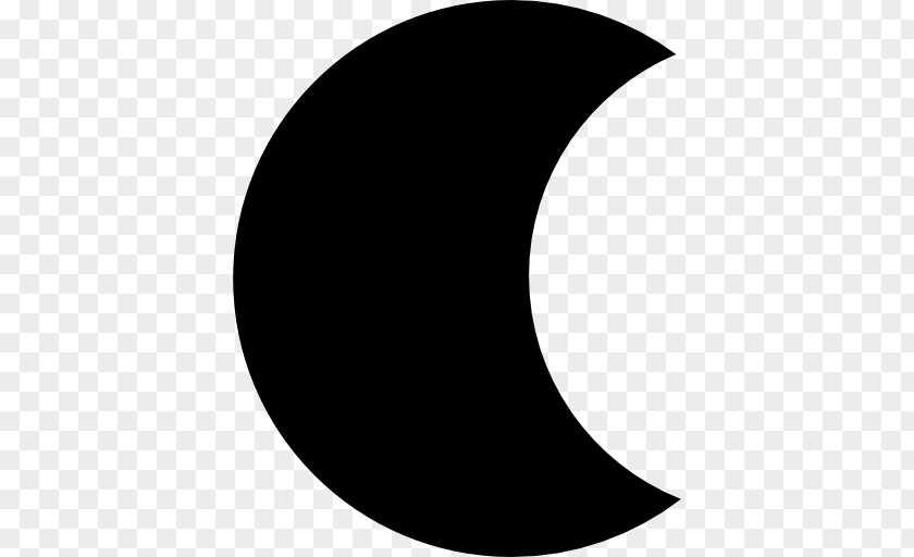 Moon Lunar Phase Crescent PNG