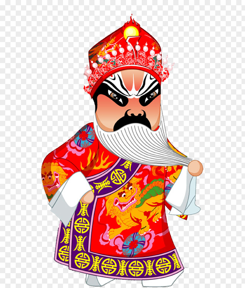 Opera Characters Beijing Peking Cartoon Chinese PNG