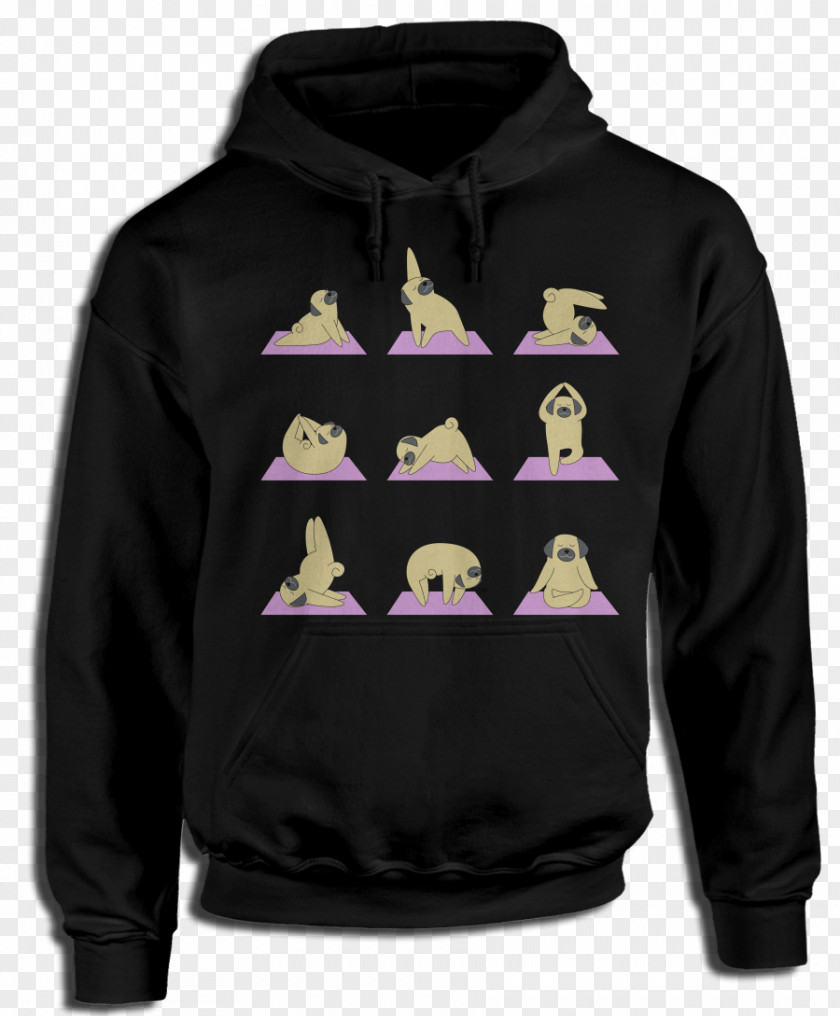 Pug Yoga Hoodie Wright State University T-shirt Clothing PNG