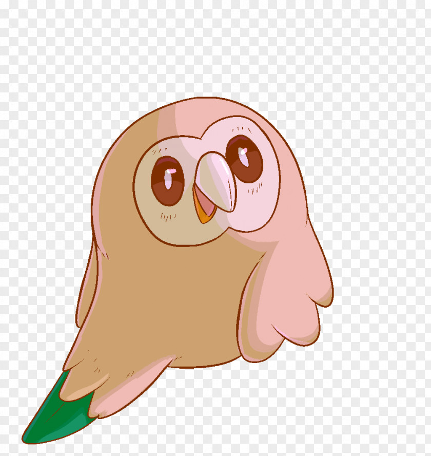 Rowlet Sun Owl Bird Beak Clip Art Illustration PNG