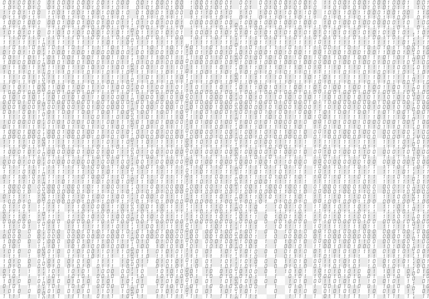 Vector Gray Binary Code Modeling Technology Lines White Textile Black Pattern PNG