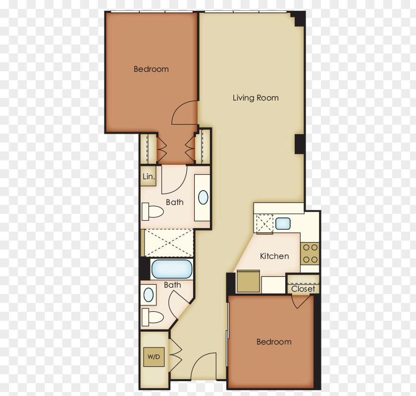 Volta Floor Plan Apartment PNG