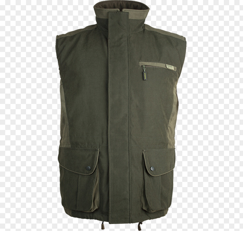 Jacket Gilets Pocket Khaki PNG