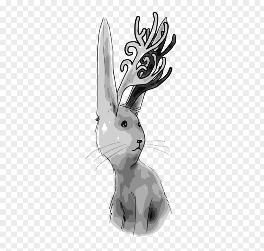 Deer Domestic Rabbit Hare European Clip Art PNG