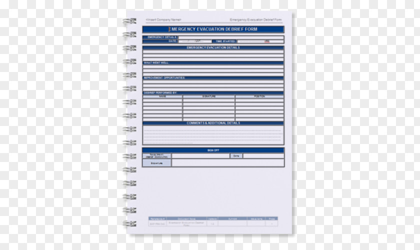 Earthquake Drill Checklist Emergency Evacuation Fire Escape Paper PNG