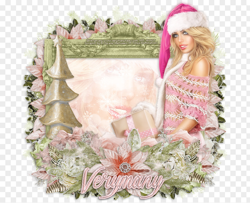 Flower Picture Frames Pink M PNG