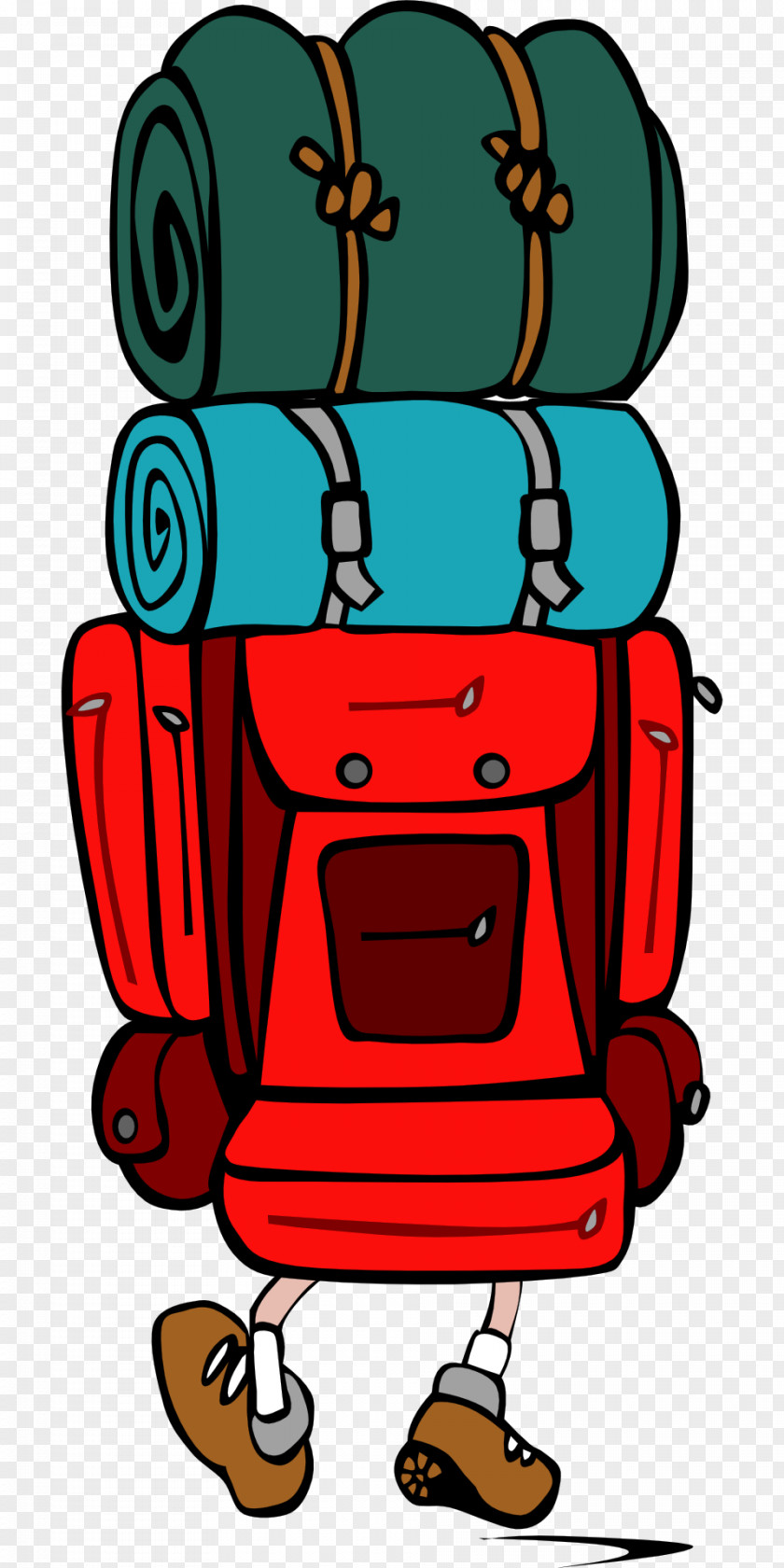 Luggage Backpacking Hiking Clip Art PNG