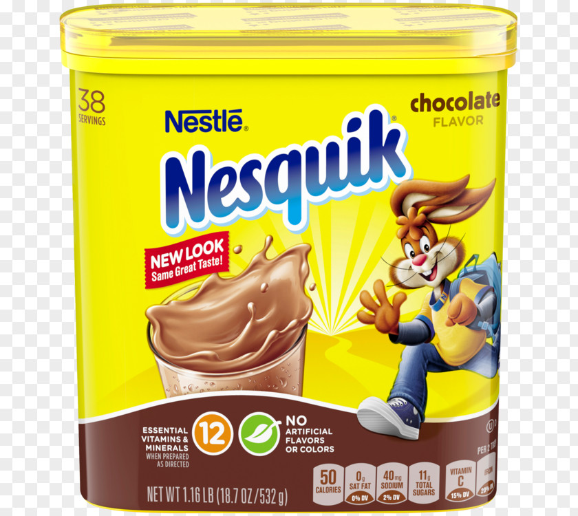 Milk Drink Mix Nesquik Flavored PNG