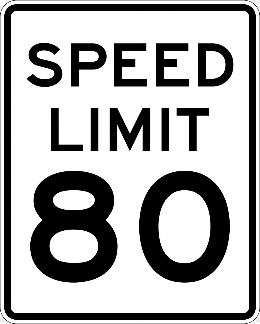 Speed Limit Signs Pictures Interstate 65 95 Car Miles Per Hour PNG