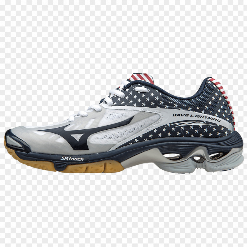 Stars And Stripes Mizuno Corporation Shoe Sneakers Volleyball Sport PNG