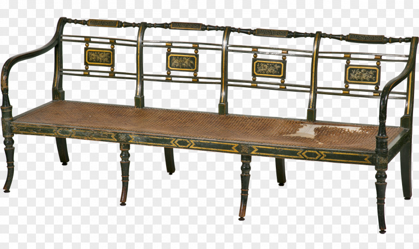 Table Gustavian Style Couch Daybed Era PNG